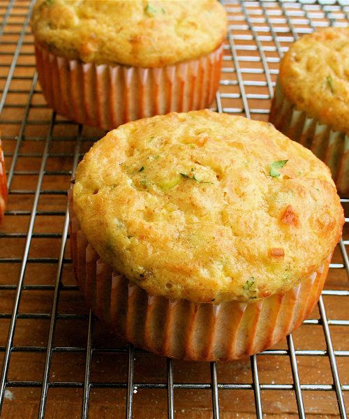 Healthy Low Carb Cottage Cheese Muffins: Cheddar Scallion Recipe